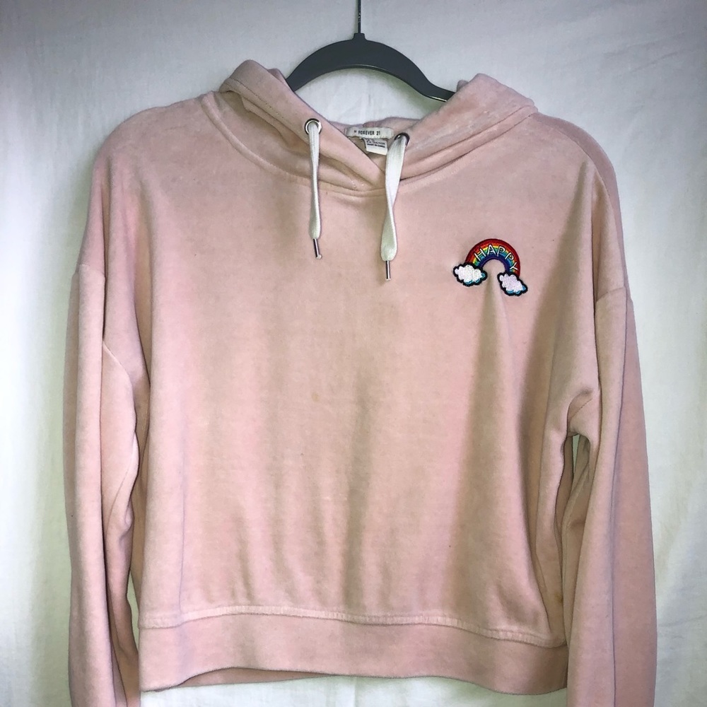 cropped hoodie